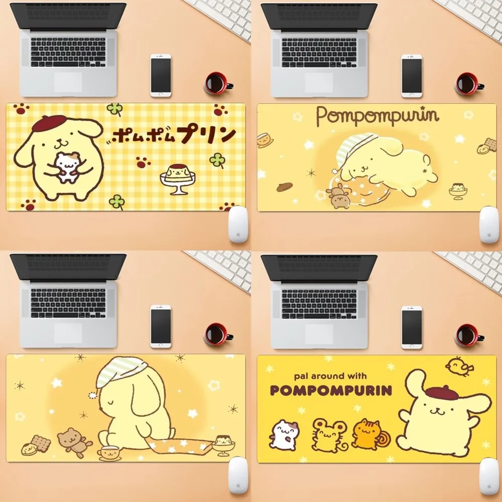 P-Pompompurin S-Sanrio Mousepad Mousepad New Arrivals Large Gaming Mousepad L XL XXL Gamer Mouse Pad Size For Keyboards Mat