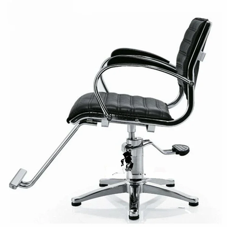 Five-Claw Hairdressing Chair Minimalist Japanese Style Lifting Hair Cutting Barber Hot Dyeing Chair Fashion