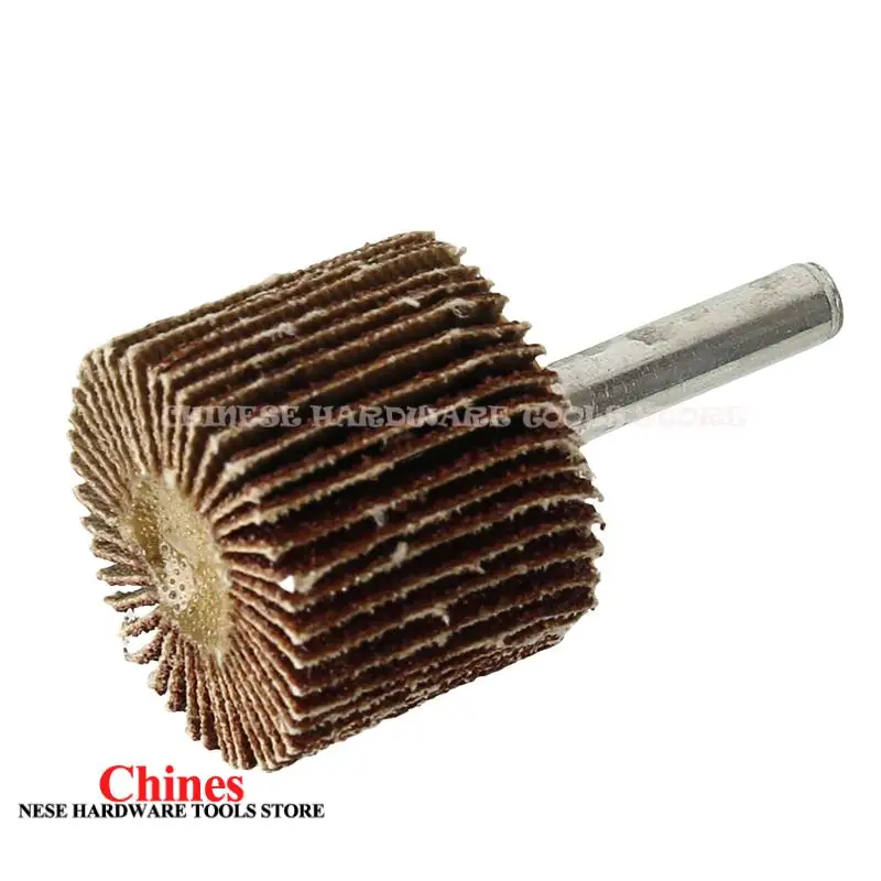 1 قطعة الرملي رفرف تلميع عجلات الرملي القرص الصنفرة 6 مللي متر عرقوب جلخ طحن عجلة رئيس ل أداة دوارة