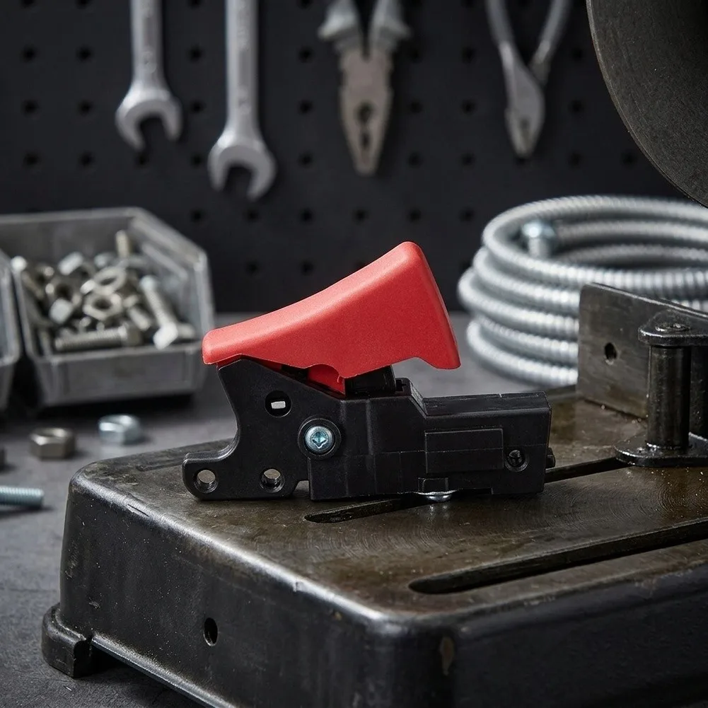 Switch 1609B03606 For GCO200 14-24 Cutting Machine Power Tool Replacement Part Black Red Plastic Electrical Component