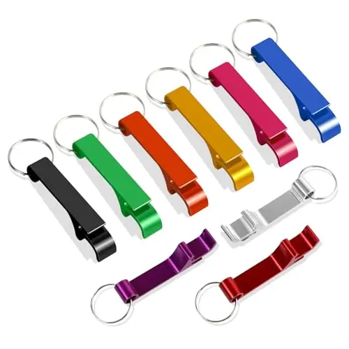 Image of 1 Stück Flaschenöffner Schlüsselanhänger Multifunktionaler Dosenöffner für Hochzeiten Bars Partys Abschlussgeschenke Gastgeschenke