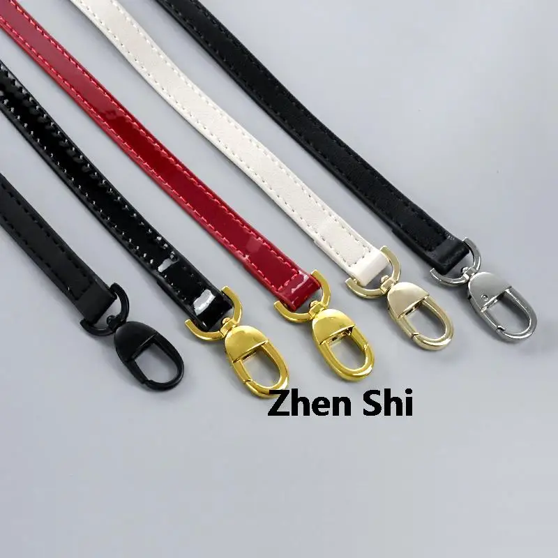 Suitable for D bag, mini shoulder belt accessories, luxury bag,  matte  black leather belt, shoulder belt, diagonal strap