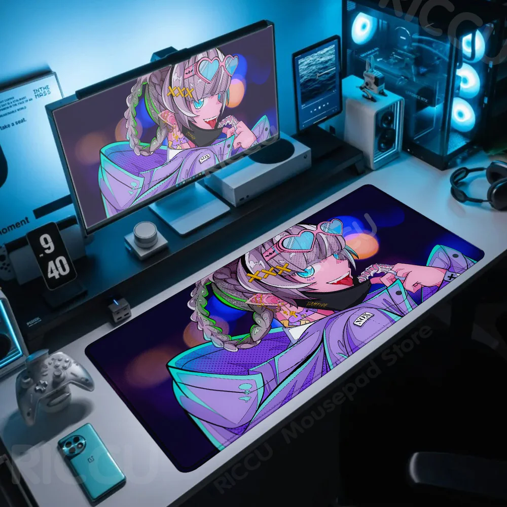 لوحة ماوس مثيرة من أنيمي Yofukashi No Uta Nanakusa Nazuna ملحقات الكمبيوتر لوحة ماوس Hentai حصيرة متينة للمكتب والكمبيوتر المحمول لوحة مفاتيح الألعاب