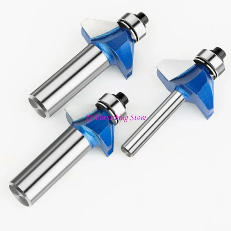 

A9LB Woodworking Bearing Chamfering Tool 45° Knife Chamfer Router Bit