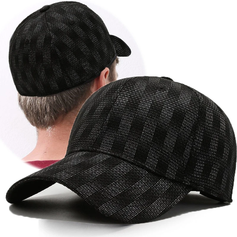 New Stretch Men Woman Fitted Closed Elasticity Flexible Flex Hiphop Caps Hats Fit Visor NY Baseball Snapback Plaid Solid Era