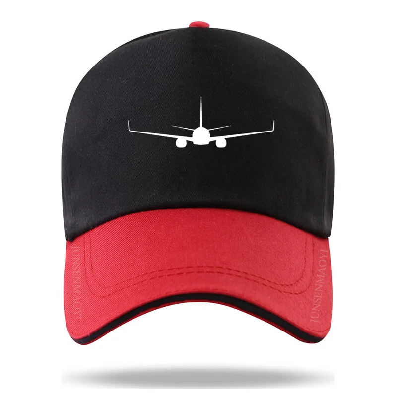 New Boeing 737-800 Plane Print Color matching Baseball Cap Casquette Hats Fitted Casual Hip Hop Dad Hats for Men Women Unisex