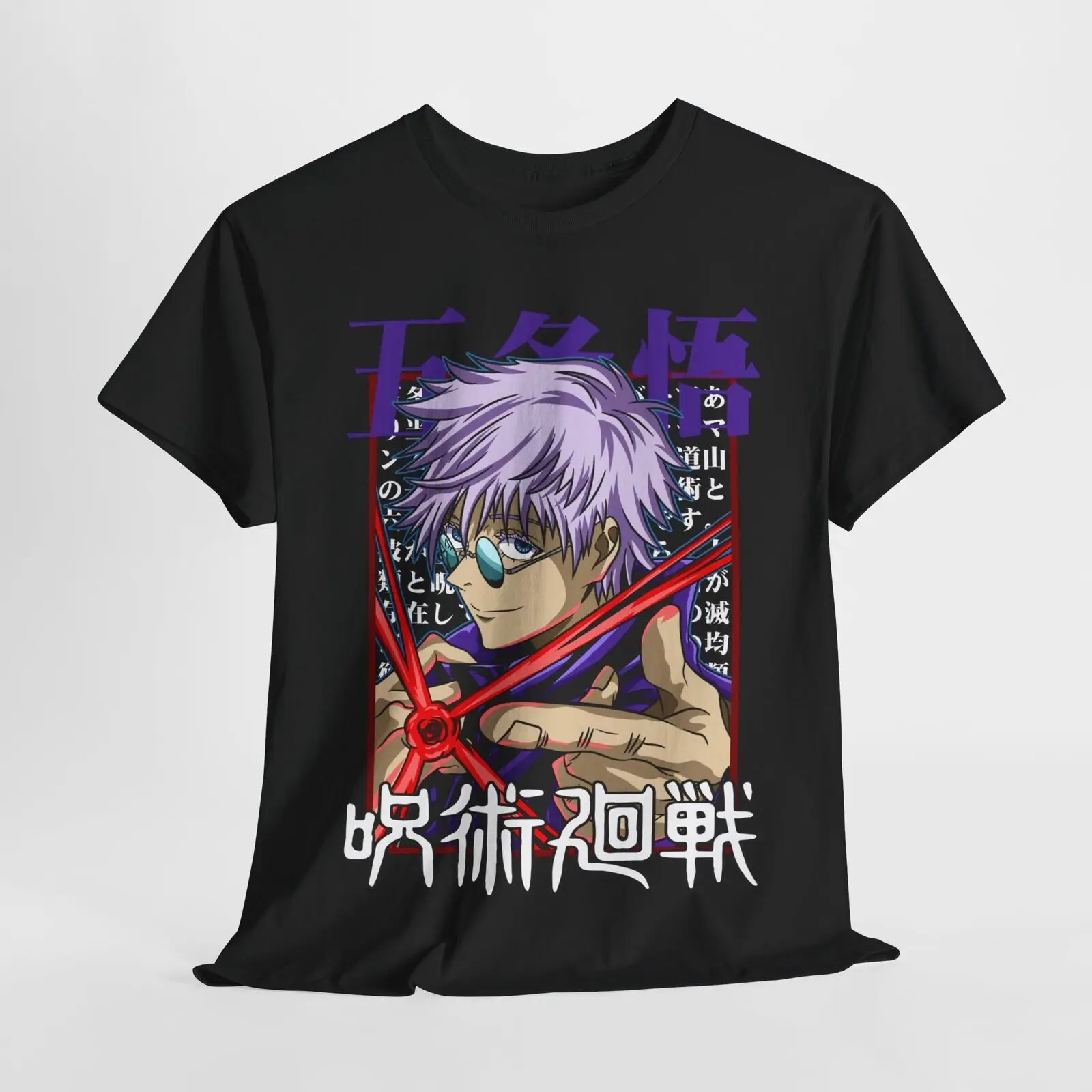 

Gojo Satoru Jujutsu Kaisen T-Shirt Sukuna Anime Japanese Tee Shirt Manga JJK