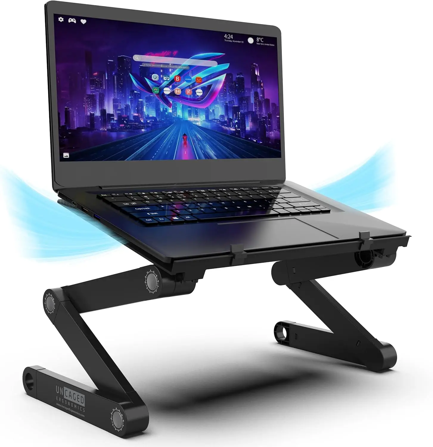 

Adjustable Laptop Stand with Ergonomic Design, Foldable Portable Holder for Home Office Use