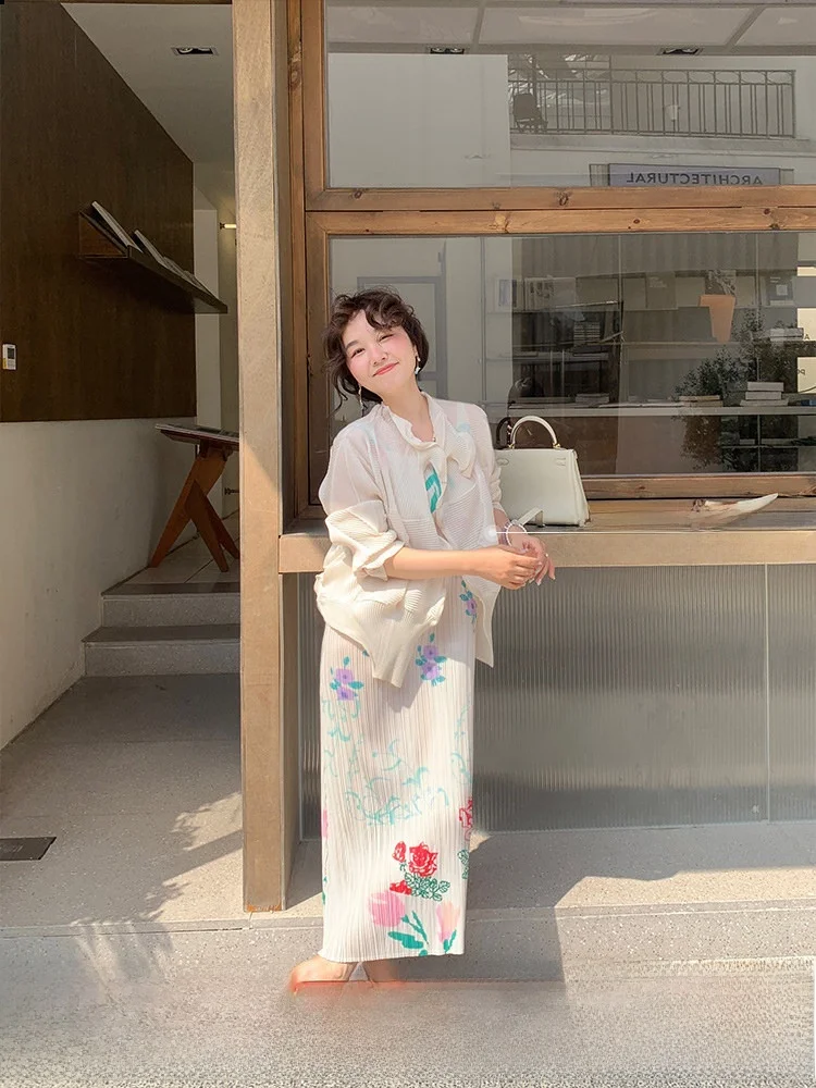 

Tee Houses Art Design Women's Summer irt Dr Set Casual Loose Fit Long Sve Polyester Fiber Resistant to Deformation