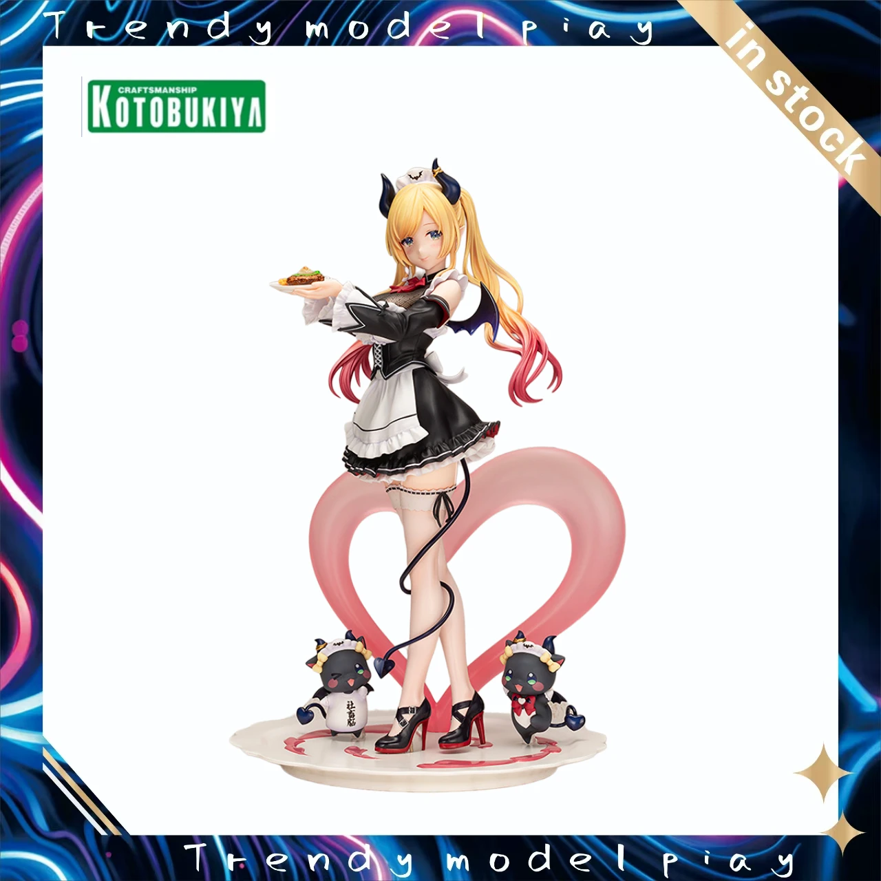 

В наличии: Оригинальная фигурка KOTOBUKIYA Hololive Yueyue Qiaoke в костюме горничной, модель, игрушка, подарок, украшение