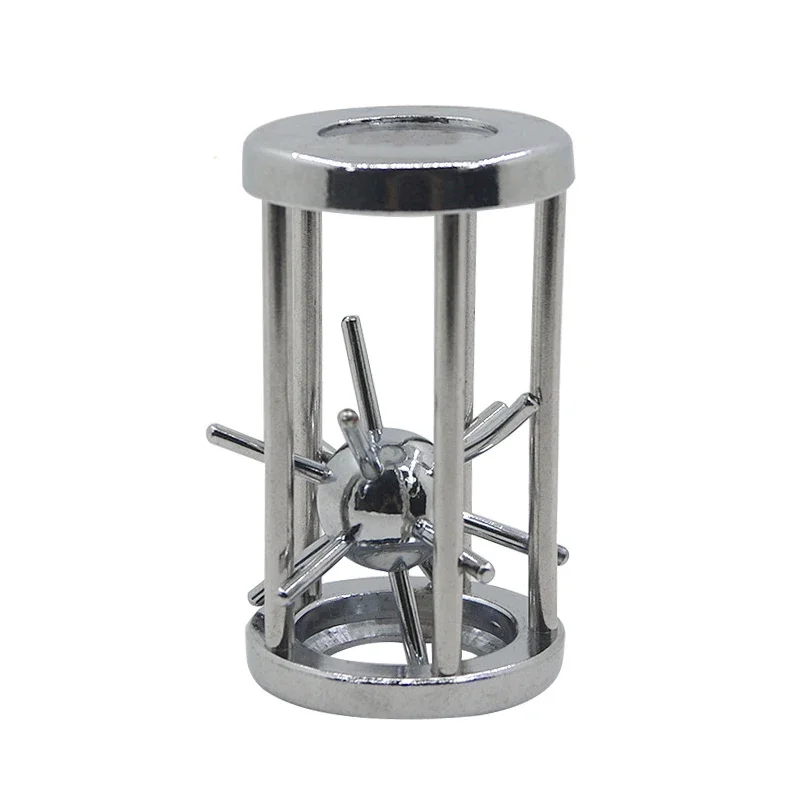 Alloy Sting in a Cage (Silver)3D Metal Adult Intelligence Solving Toys Labyrinth Unlocking Toys Puzzle Stress Relieving Toys