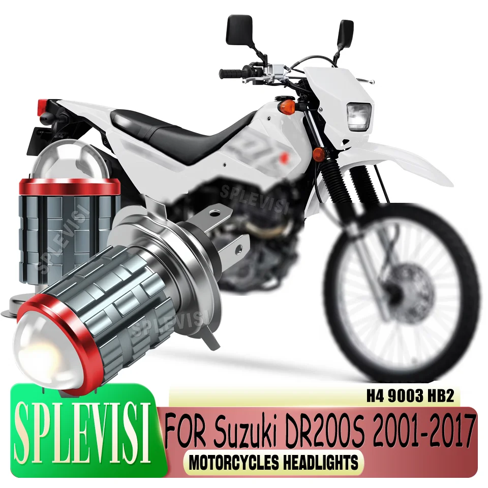 

Easy Installation Silent Operation LED Motorcycle Headlight For Suzuki DR200S 2001 2002 2003 2004 2005 2006 2007 2008 2009-2017