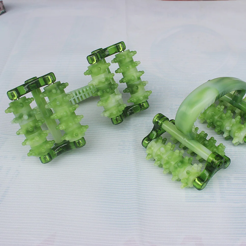 

Massage Roller Plastic Roller Massager Green for Whole Body Shoulder Leg Foot Hand Pain Relief Acupressure Pressure Point