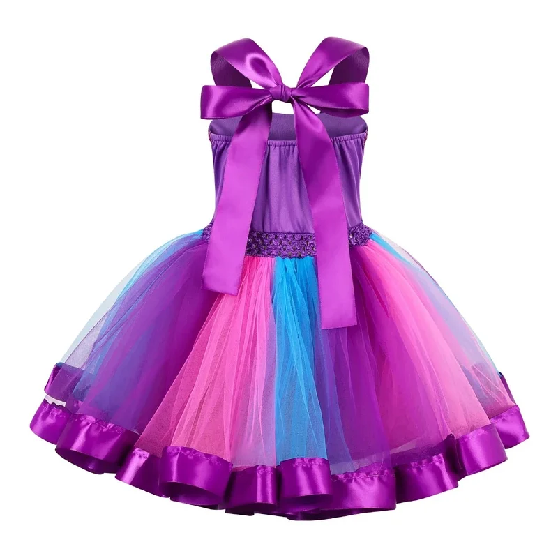 فستان حورية البحر للأميرة لعام 2024 للفتيات على شكل محيط لحفلات أعياد الميلاد فستان توتو ملابس أزياء الهالوين للأطفال