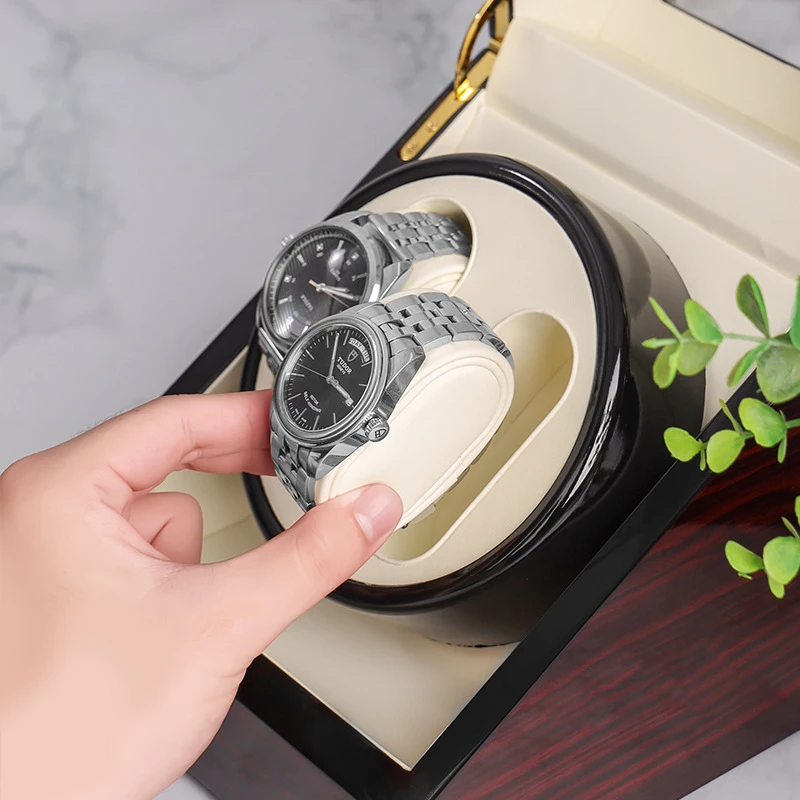 

Automatic High-end bus Watch Winding Box Mechanical Watches Dual Automatic Winder Unisex Watch Box for Men and Women Fashionable