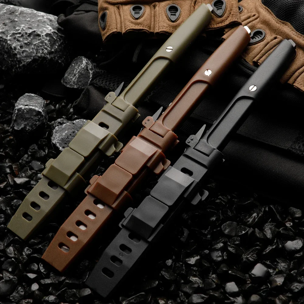 Hochwertige multifunktionale feste Klinge – Outdoor-Camping-, Rettungs- und Notfall-Überlebensmesser, Geschenk für Männer