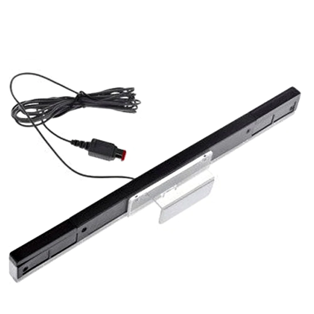 Wired Motion Sensor Receiver with Extension Cord Wired Motion Sensor Bar Wired Remote Sensor Bar for Nintendo Wii Wii U Console