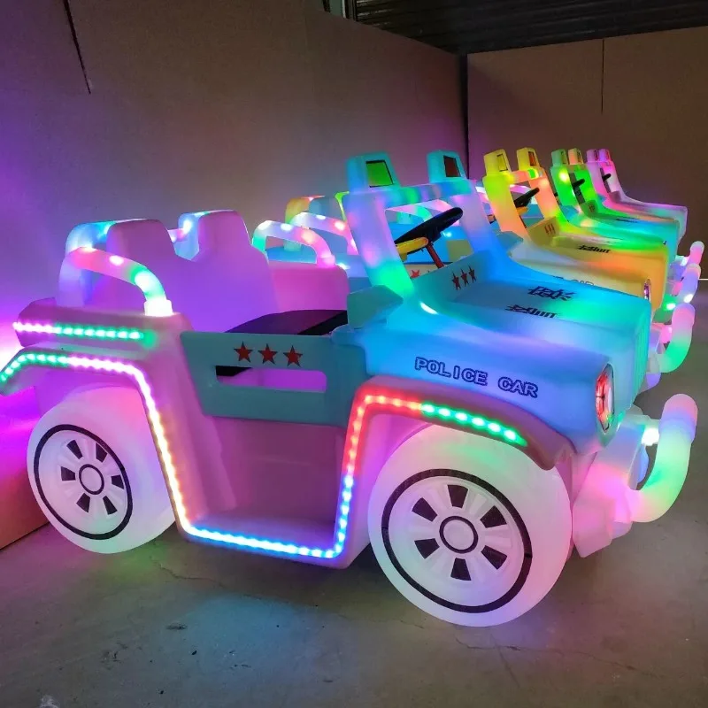 Car Amusement Park Attractive Kiddie Rides Entertainment Equipment Kids Electric Customization Bumper Car 350w 100-500kg