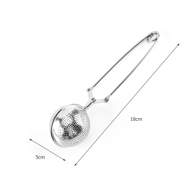 Tea Infuser Stainless Steel Sphere Mesh Tea Strainer Coffee Herb Spice Filter Diffuser Handle Tea Ball Match Tea Bags