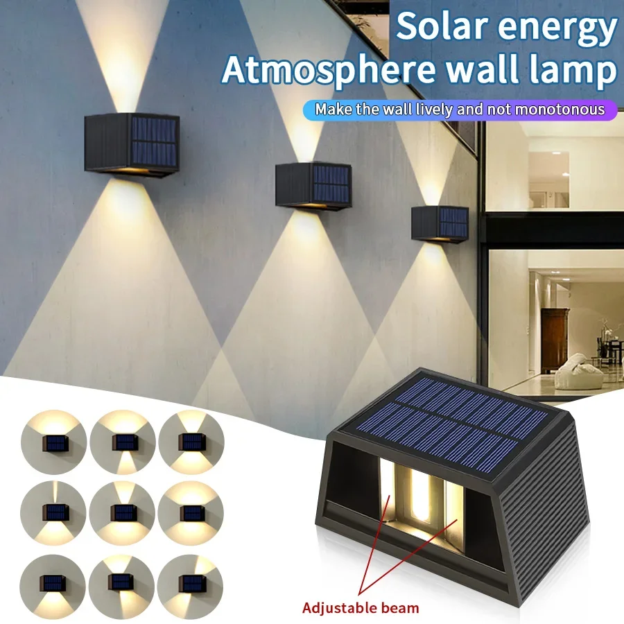 

1/2-упаковка, наружный светодиодный настенный светильник, освещение вверх и вниз, внешний настенный светильник IP65, водонепроницаемый для гаража, сада, крыльца, патио, дома, двора