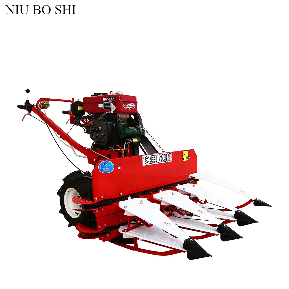 Rice and wheat  10  120 meters high efficiency mini self-propelled harvester