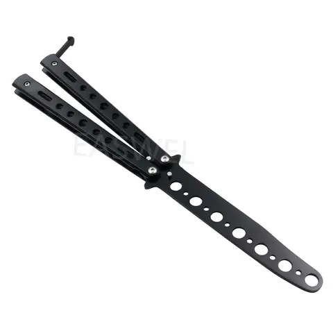 NEW Butterfly Balisong Trainer Knife Training Dull Tool RAINBOW Metal Practice