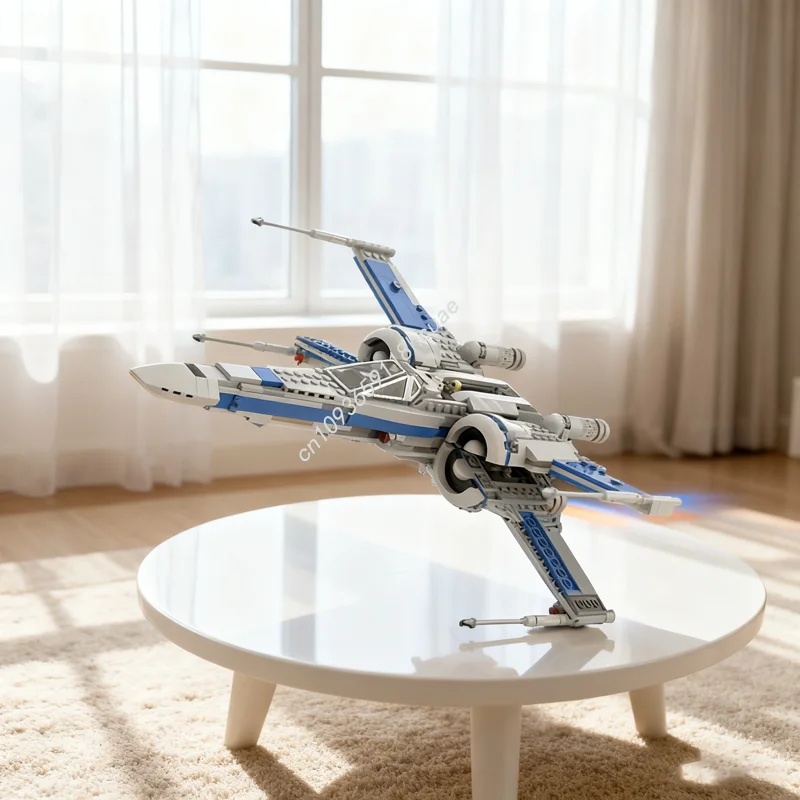 

778pcs MOC Resistance T Starfighter Mod Star Battle Model Toy Building Blocks DIY Christmas Gifts Creative Idea Kids Birthday