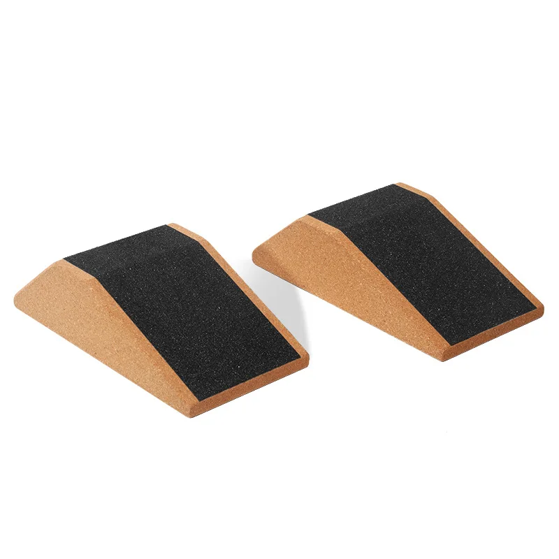 Squat Wedge Block Cork Weightlifting Yoga Fitness Foot Mats Non-Slip Training High Heel Knee Tilt Board Pedal