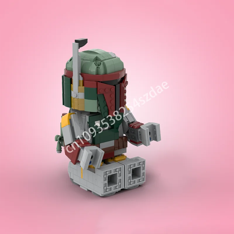 917 Uds. MOC Bounty Hunter Up minifigura a escala minifiguras coleccionables bloques de construcción juguete de Navidad regalo construcción adolescente
