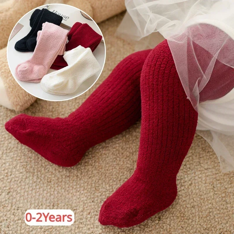 0-2Years Baby Girls Tights Winter Autumn Newborn Children Dress Leggings Stocking Breathable Pantyhose for Toddler Girls Tights