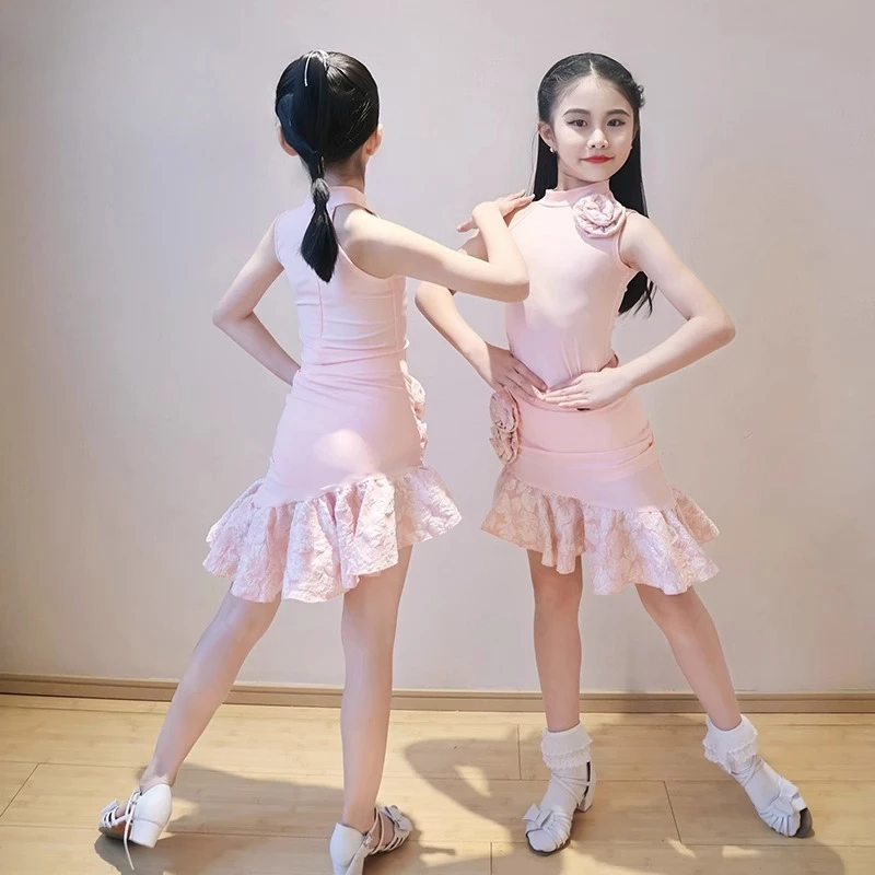 Performance costumes Latin dance practicecostumes girls and childrens performance dance sets professional and high-end new style