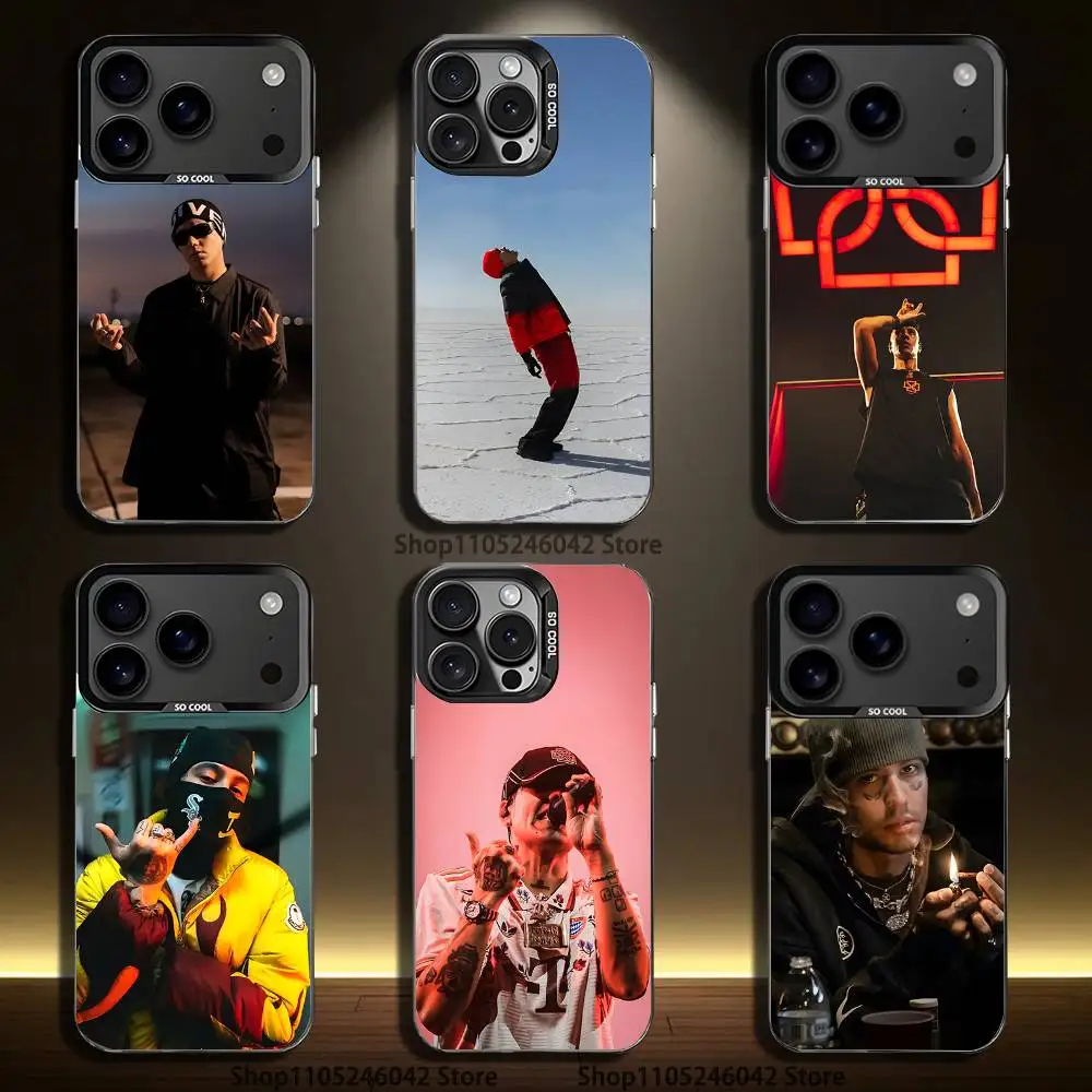 

D-Duki Rapper 5202 Phone Case For iPhone 17,16,15,14,13,12,11,Pro,Max,Plus,Black Matte Shockproof Cover