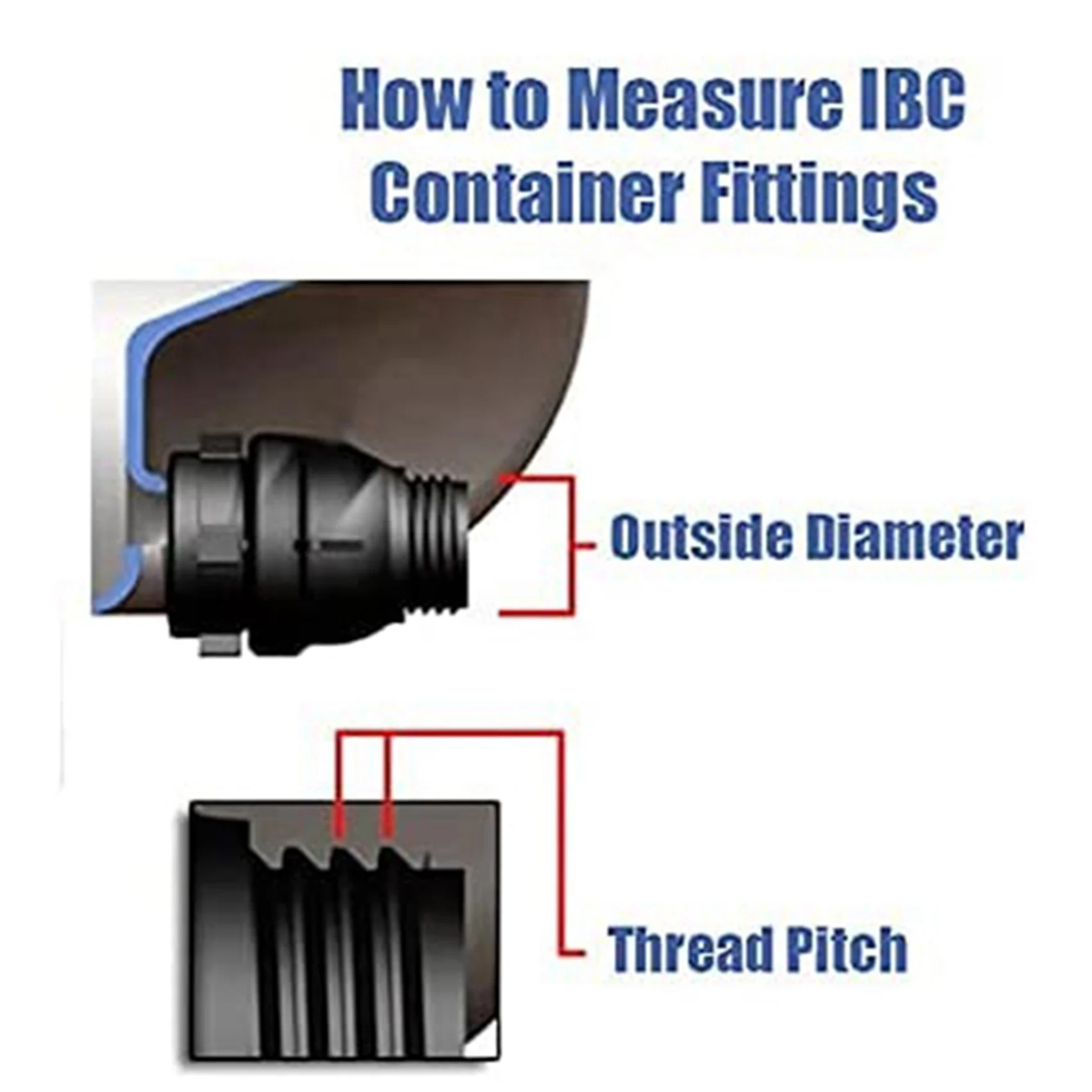 

YWDZ-4 шт. адаптер IBC Tote 275 330 адаптер IBC с тонкой резьбой 2 дюйма NPS резервуар для воды разъем адаптера садового шланга