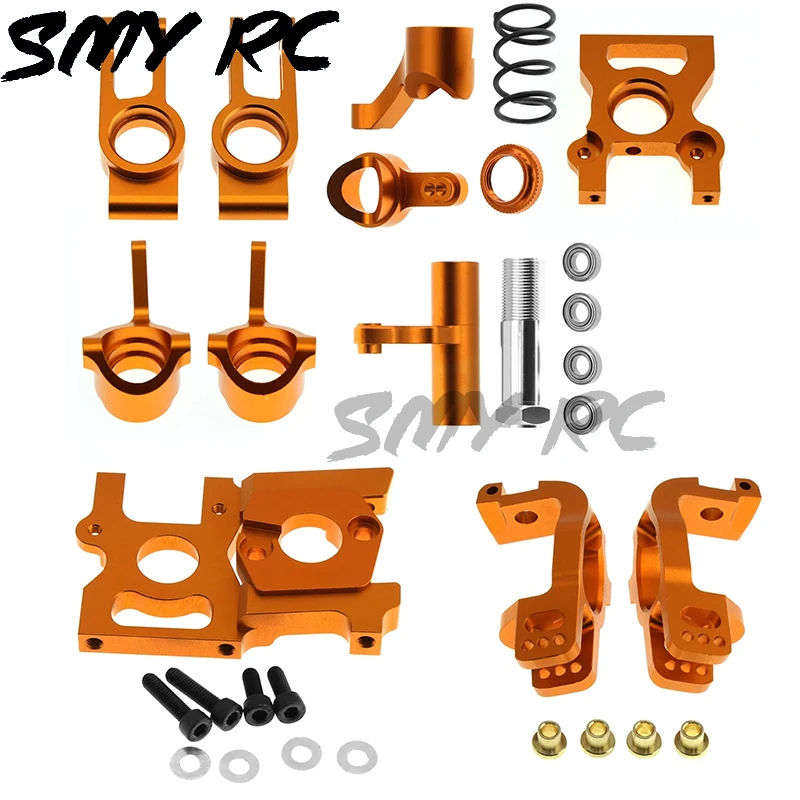 RC Hot-4Pcs C Hub Carrier Base C 8517 dla DBX-07 wyścigowego ZD DBX07 EX-07 EX07 1/7 części do ulepszenia samochodów zdalnie sterowanych akcesoria