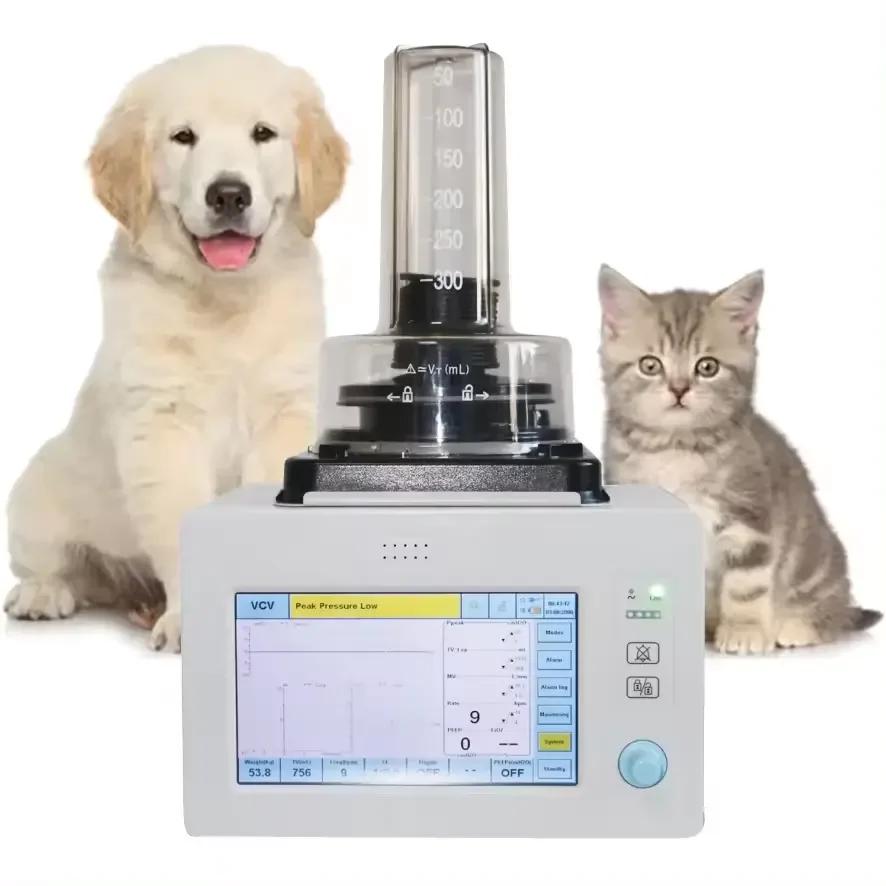 Automatic Veterinary Anesthetic Ventilator for Dog Cat Animals Vet Fan Pet Hospital Clinic Equipment