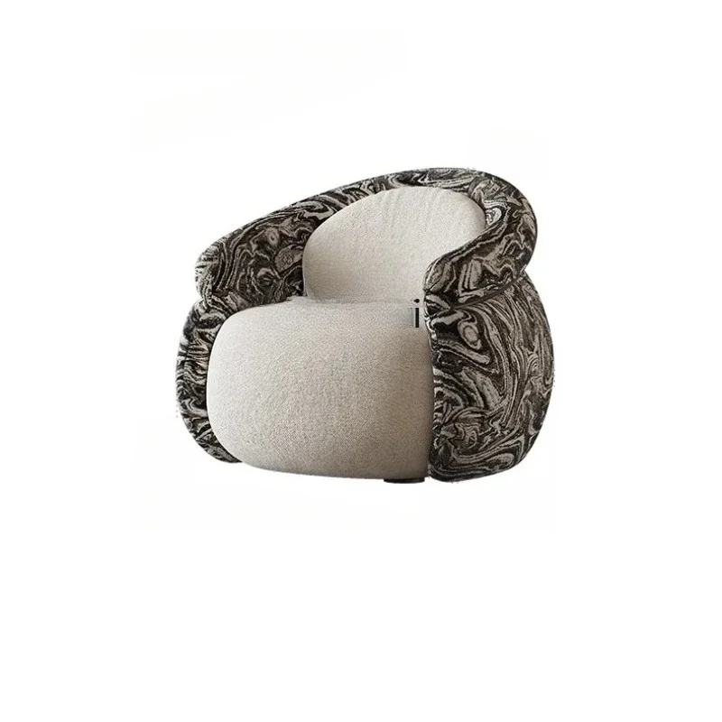 

P Итальянский легкий роскошный одиночный диван-кресло для гостиной, балкона, ленивый стул для отдыха, дизайнерский простой одиночный стул