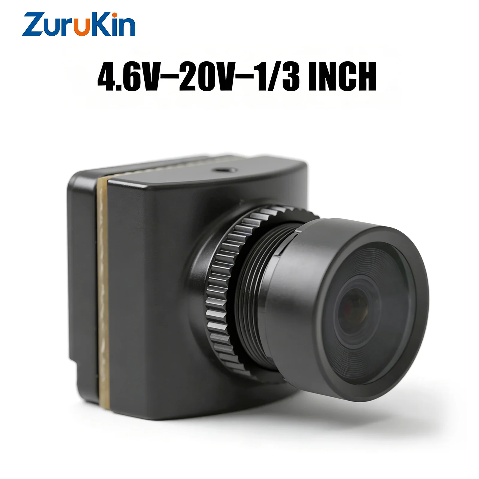 ZuruKin 1MP Ratel Pro كاميرا FPV تناظرية 1/3 بوصة CMOS الكمون المنخفض 1200TVL كاميرا صغيرة بدون طيار 4.6-20 فولت 19 × 19 مللي متر NTSC/PAL FPV Racing