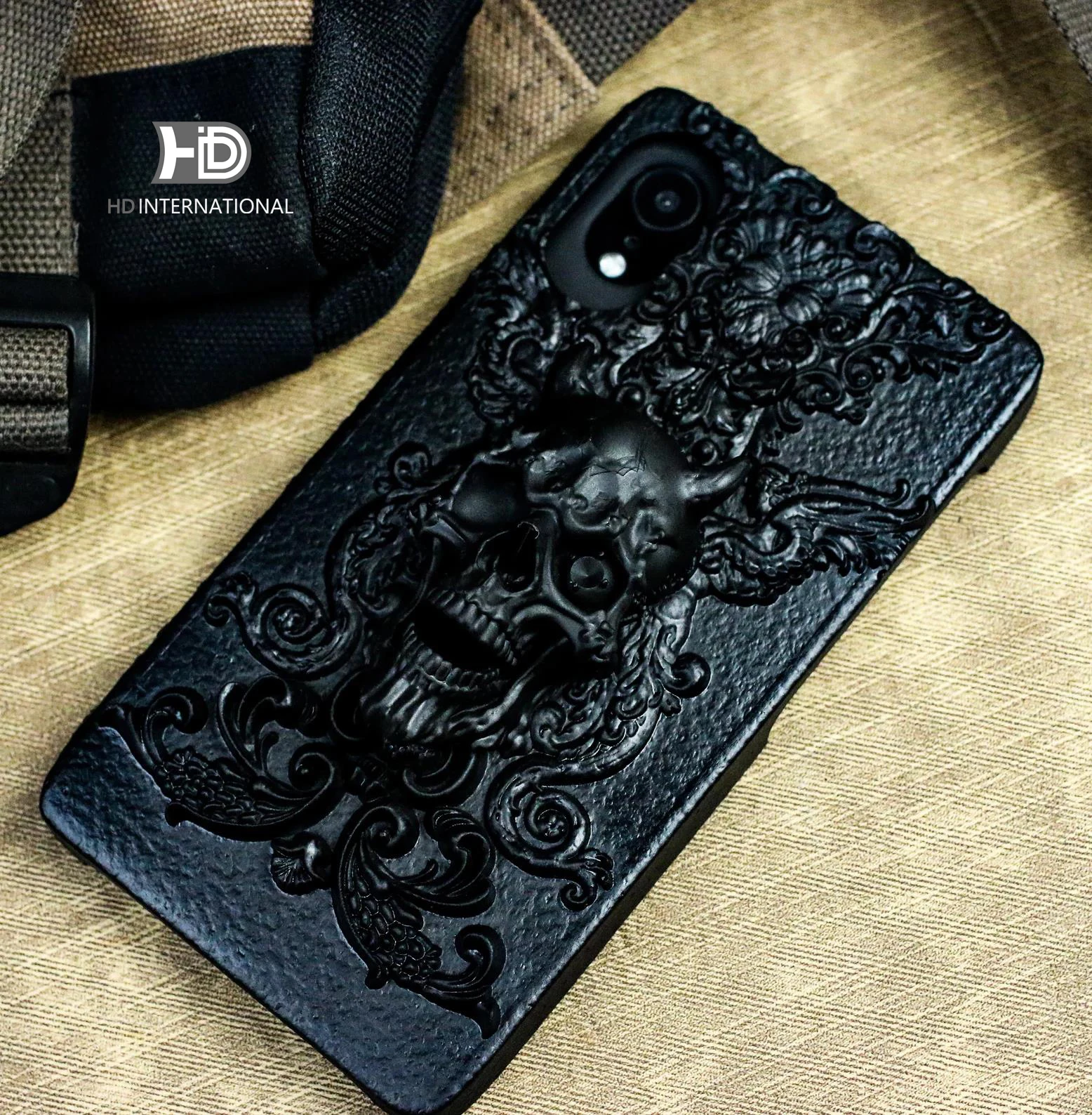 iPhone13 case,devil phone case, French embossed skull phone case,evil skull phone case black iPhone 13Pro All phone models can b