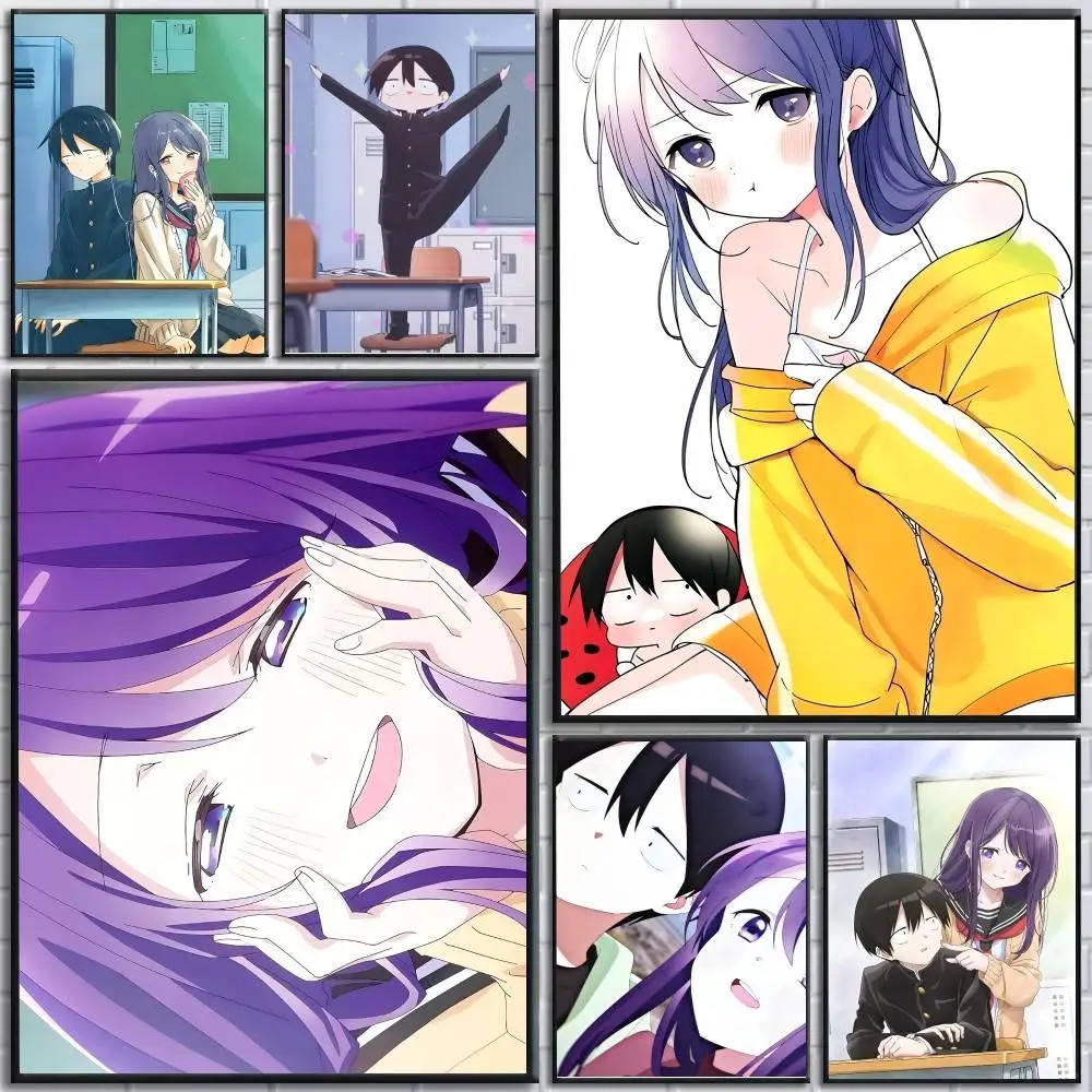 Anime Cartoon K-Kubo Wont Let Me Be I-Invisible posters Self-adhesive Paper Print Home Living Room Bedroom Entrance Bar Cafe Art