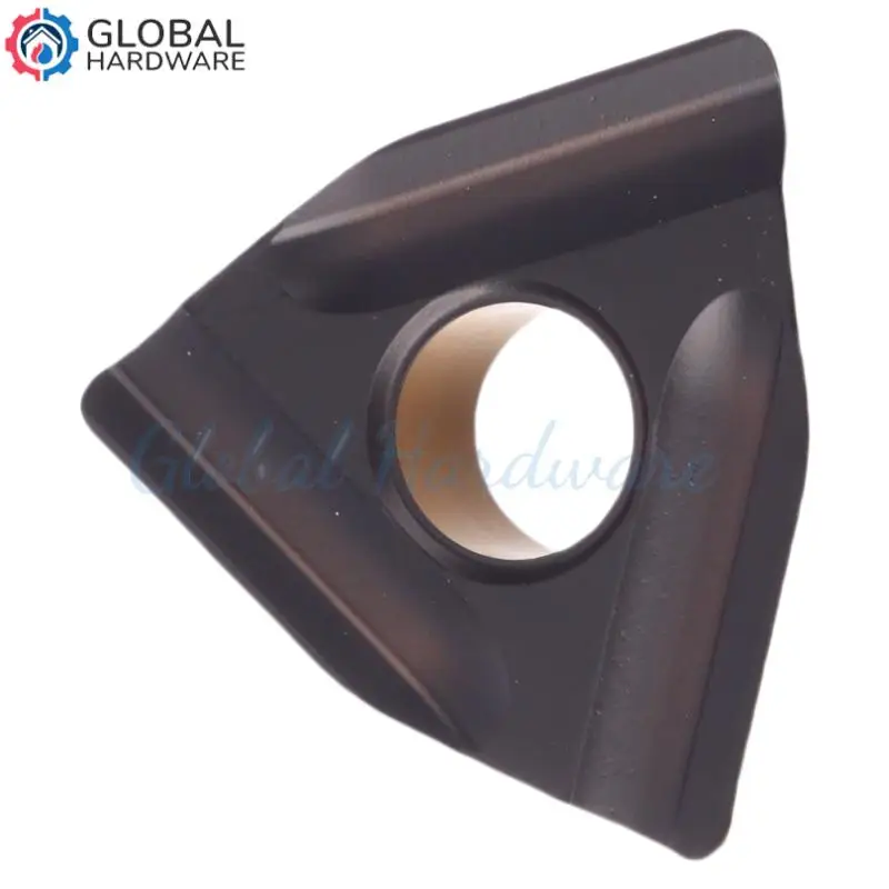 Inserts de tournage en acier WNMG080408R-LS SP3200, Type positif, adaptés à l'usinage de pièces en acier doux