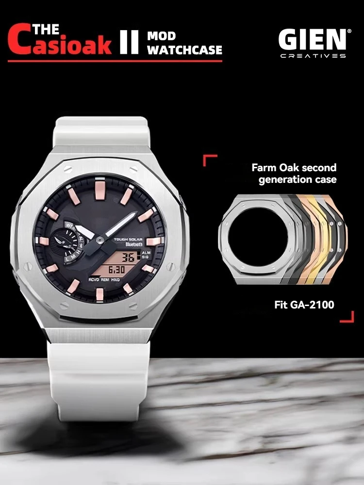 ga2100-high-quality-case-for-casio-ga2110-series-farmhouse-oak-2nd-generation-solid-modified-stainless-steel-case-strap