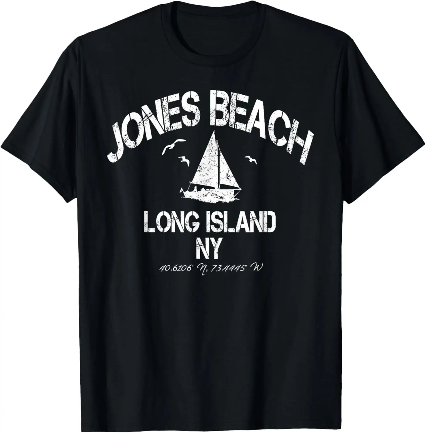 

Потертая футболка Jones Beach Long Island New York Nautical