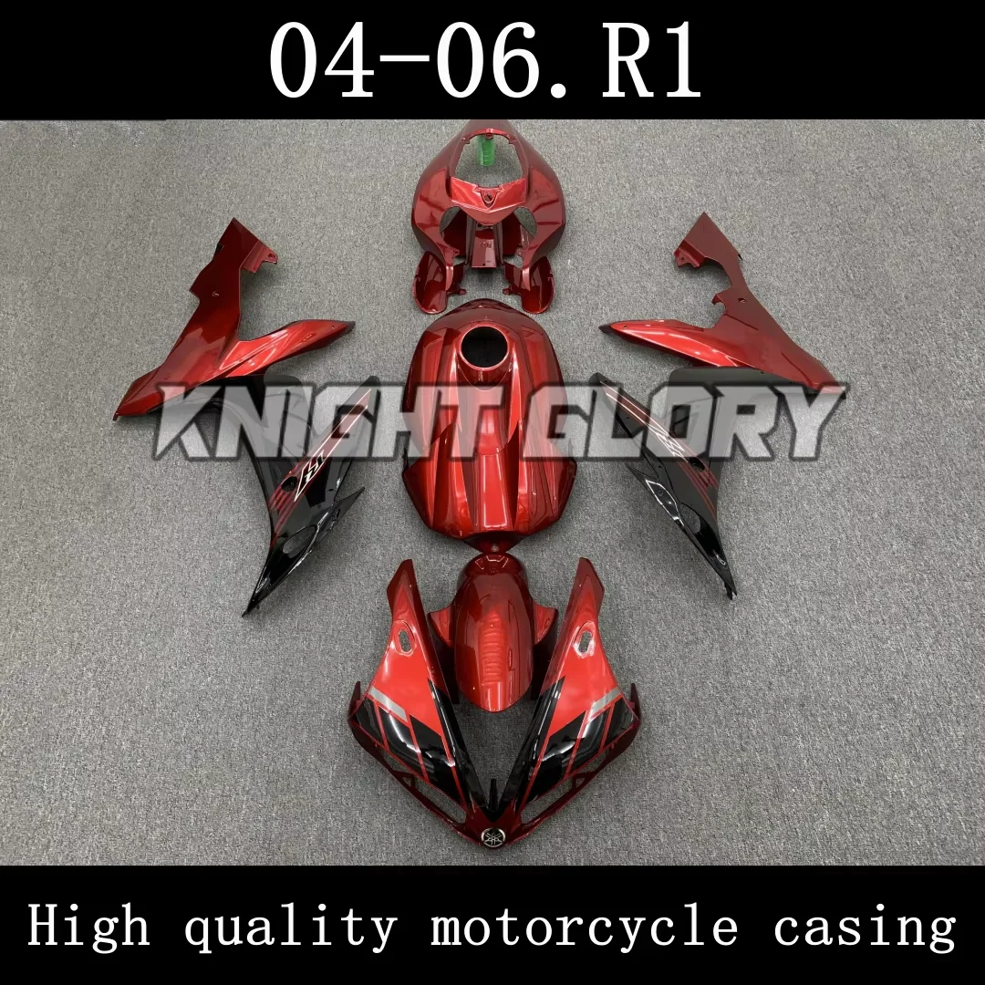 

Suitable for YZF-R1 YZF R1 2004 2005 2006 Motorcycle Shell Fairing Spoiler Bodywork Set ABS Injection Molding RN12