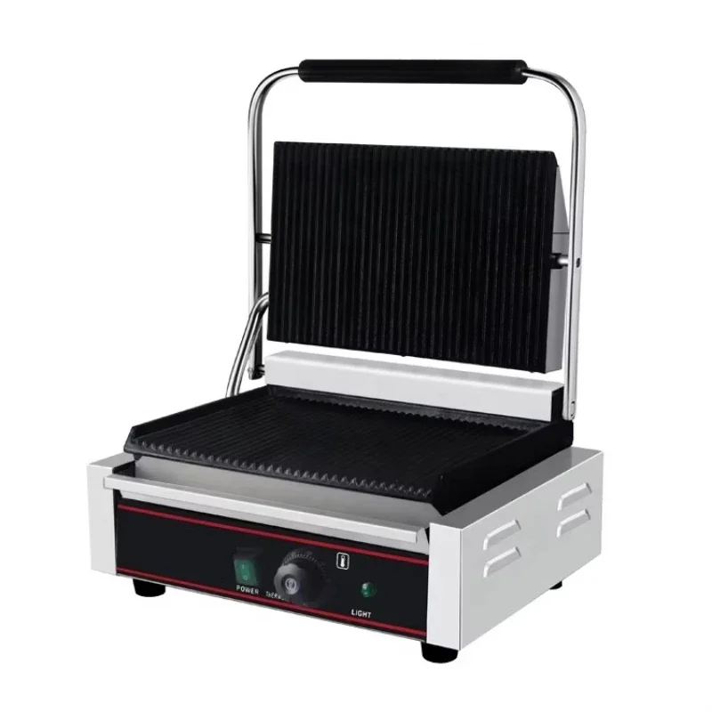 

2200W stainless steel cast iron sandwich contact grill
