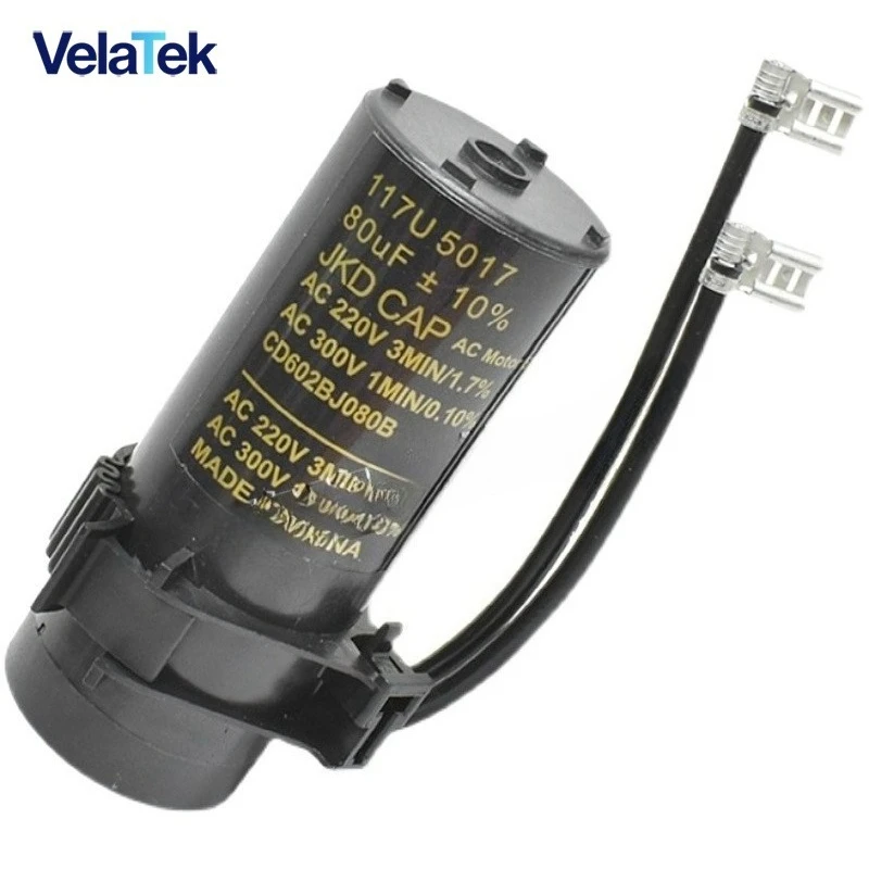 Passend für Danfoss Kühlschrankkompressor Starterkondensator 80uF 117U5017