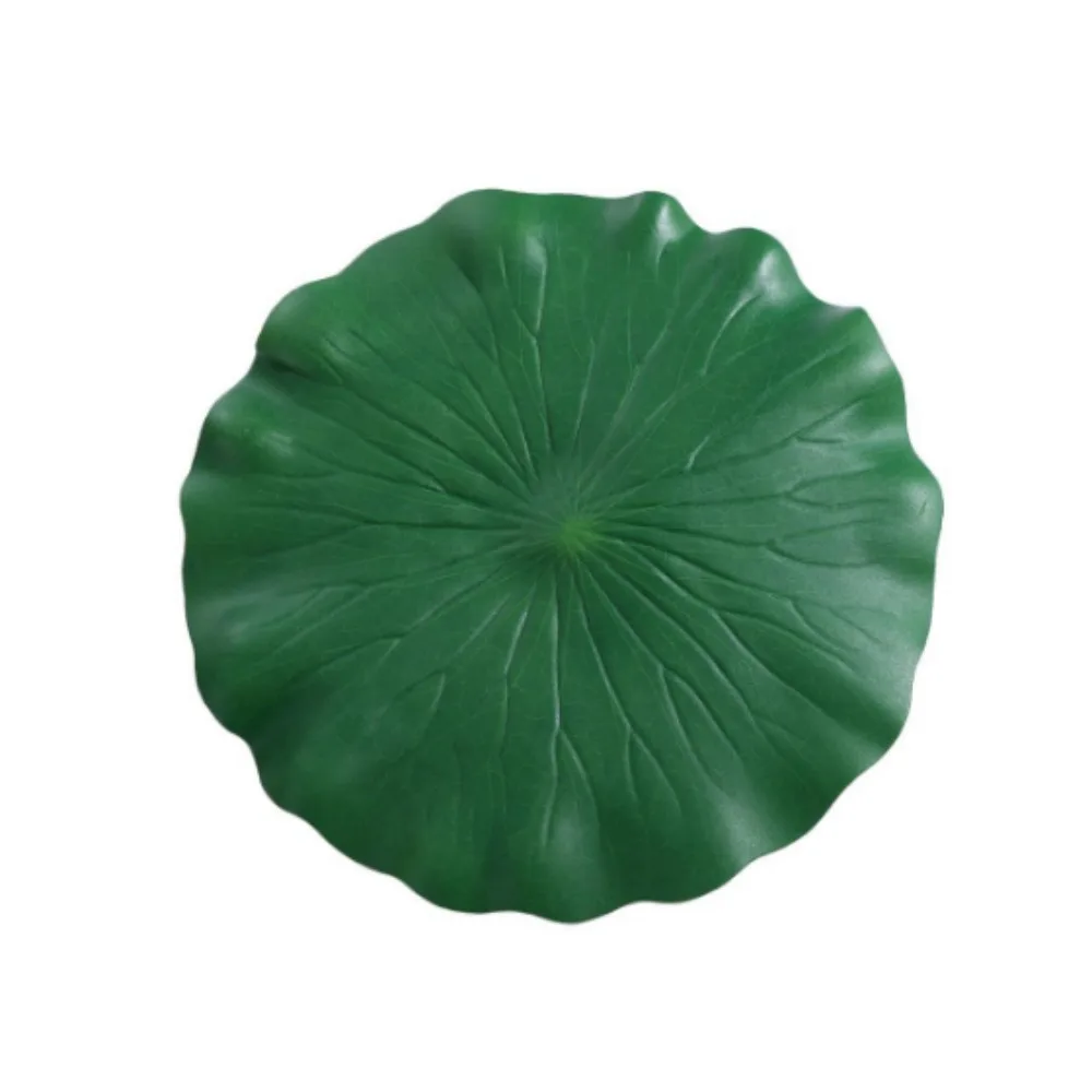 

Fish Tank Landscaping Pond Flower Flower Props Stage Performance Floating Lotus Leaf Water Leaf Artificial Plant Fake Lotus