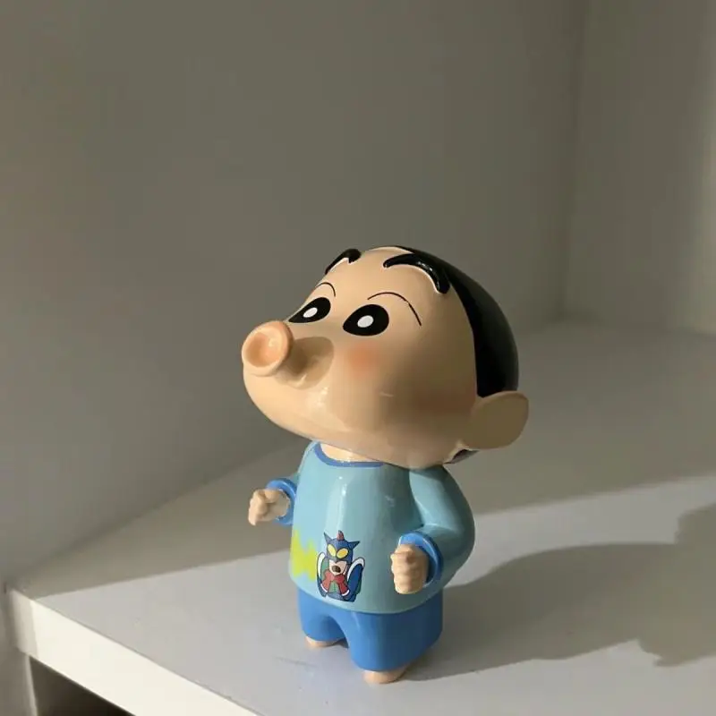 Crayon Shin-Chan Cartoon Desktop Ornaments Cute Toys Originality Anime Periphery Room Decoration A Birthday Gift for Boys Girls