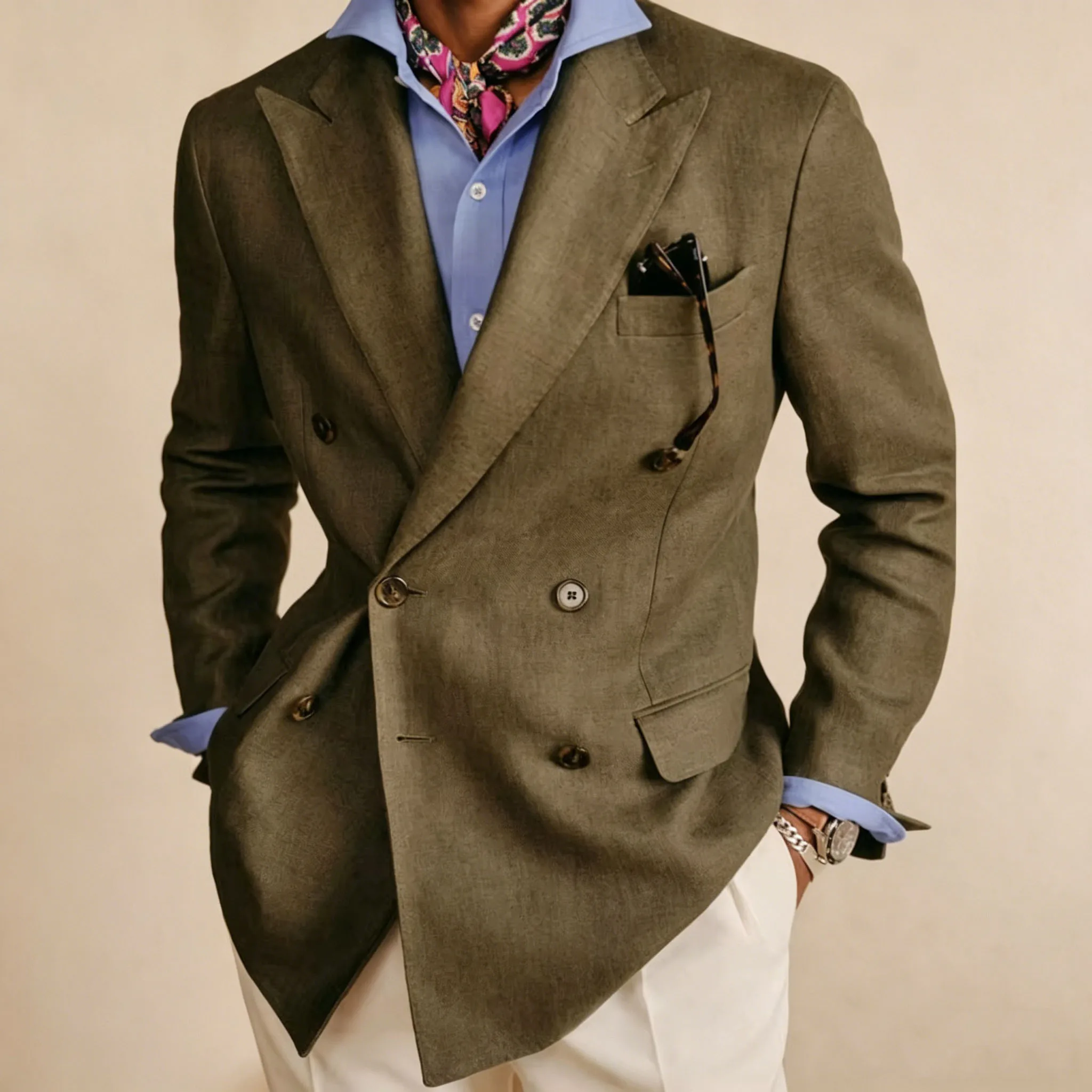 men's-cotton-linen-blazer-vintage-double-breasted-slim-fit-peak-lapel-breathable-lightweight-summer-formal-jacket-business-casua