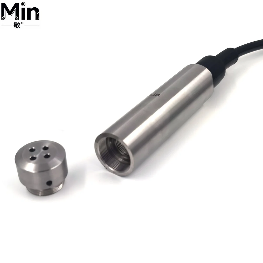 Customized BGT Submersible Hydrostatic Liquid Level Sensor Transmitter for Water Tank Deep Well River Industrial Use