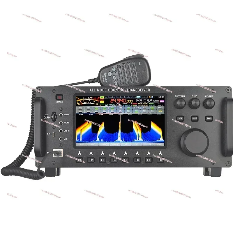 ZT7500 SDR 100W Wolf Short Wave Transceiver HF LF 6M VHF UHF DDC DUC All Mode Mobile Radio 0-750MHZ Receive Touch Screen